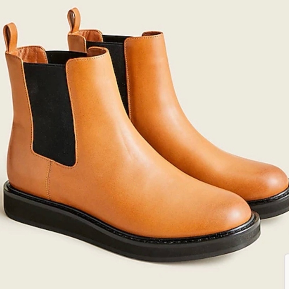 J.crew leather Chelsea boots sz 8